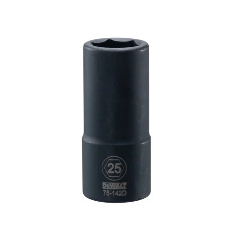DRIVING AND FASTENING ACCESSORIES Dewalt DWMT75142OSP - 3/4 DRIVE DEEP IMPACT SOCKET - 6 POINT 25MM 3 DRIVING AND FASTENING ACCESSORIES Dewalt DWMT75142OSP - 3/4 DRIVE DEEP IMPACT SOCKET - 6 POINT 25MM