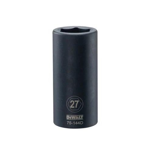 DRIVING AND FASTENING ACCESSORIES Dewalt DWMT75144OSP - 3/4 DRIVE DEEP IMPACT SOCKET - 6 POINT 27MM 3 DRIVING AND FASTENING ACCESSORIES Dewalt DWMT75144OSP - 3/4 DRIVE DEEP IMPACT SOCKET - 6 POINT 27MM