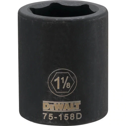DRIVING AND FASTENING ACCESSORIES DewaltDWMT75158OSP - 3/4 DRIVE IMPACT SOCKET - 6 POINT 1-1/8'' 3 DRIVING AND FASTENING ACCESSORIES DewaltDWMT75158OSP - 3/4 DRIVE IMPACT SOCKET - 6 POINT 1-1/8''
