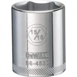 Dewalt DWMT86453OSP - 1/2 DRIVE SOCKET-6 POINT-15/16" DRIVING AND FASTENING ACCESSORIES