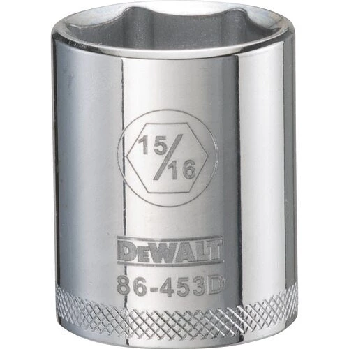 Dewalt DWMT86453OSP - 1/2 DRIVE SOCKET-6 POINT-15/16" DRIVING AND FASTENING ACCESSORIES 3 Dewalt DWMT86453OSP - 1/2 DRIVE SOCKET-6 POINT-15/16" DRIVING AND FASTENING ACCESSORIES