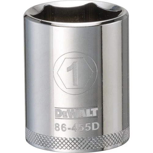 Dewalt DWMT86455OSP - 1/2 DRIVE SOCKET-6 POINT-1'' 3 Dewalt DWMT86455OSP - 1/2 DRIVE SOCKET-6 POINT-1''