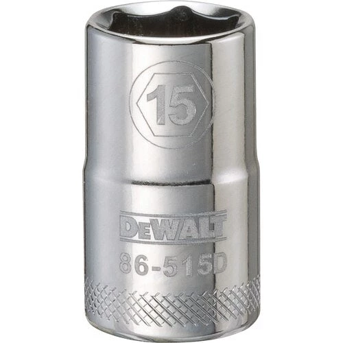 Dewalt DWMT86515OSP - 1/2 DRIVE SOCKET-6 POINT-15MM DRIVING AND FASTENING ACCESSORIES 3 Dewalt DWMT86515OSP - 1/2 DRIVE SOCKET-6 POINT-15MM DRIVING AND FASTENING ACCESSORIES