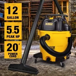 POWER TOOLS DeWALT DXV12P - 12 Gallon Poly Wet/Dry Vac
