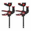 Bessey EZR-SET - One‑handed Table Clamps, (2 Per Set)