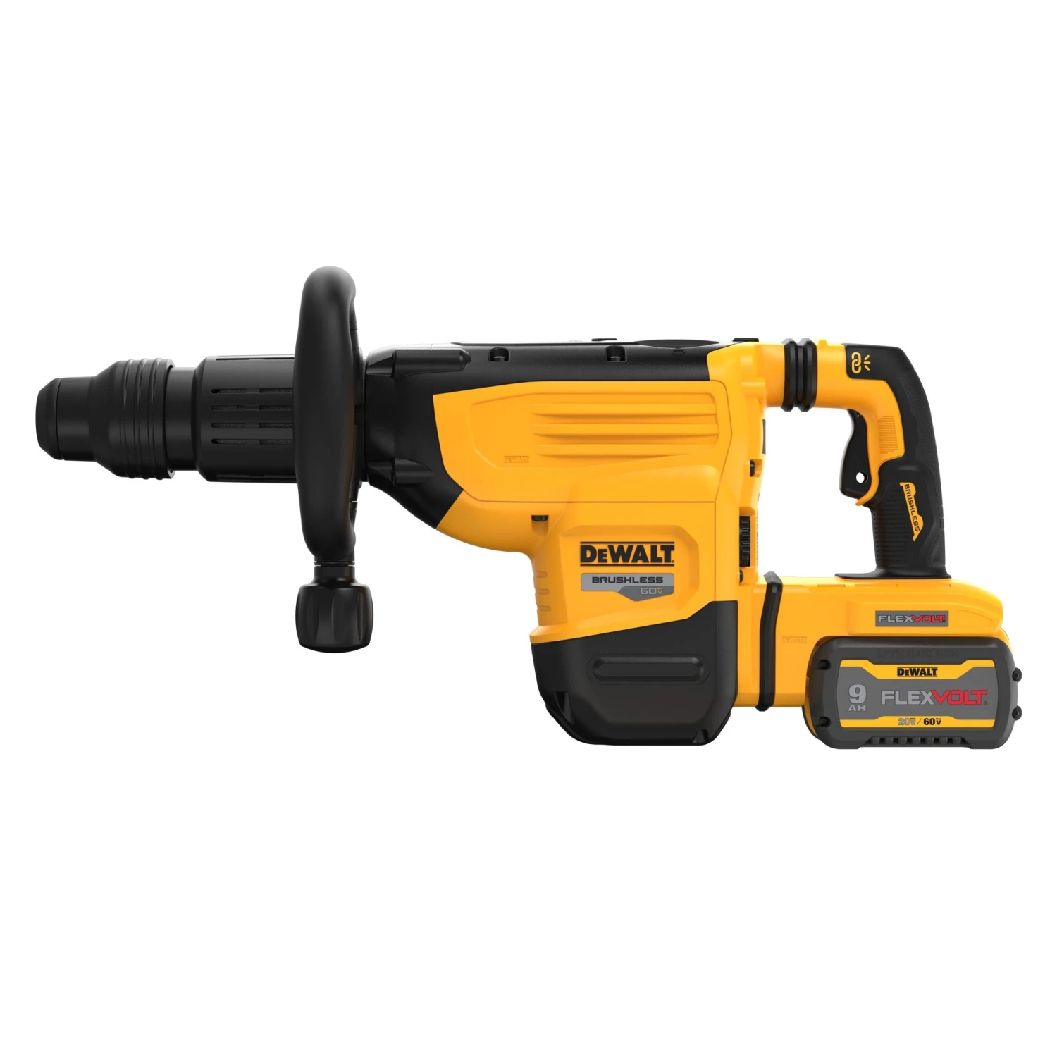 POWER TOOLS Dewalt Flexvolt - DCH892X1 - 60V MAX* 22 Lb Cordless SDS MAX Chipping Hammer Kit 6 POWER TOOLS Dewalt Flexvolt - DCH892X1 - 60V MAX* 22 Lb Cordless SDS MAX Chipping Hammer Kit