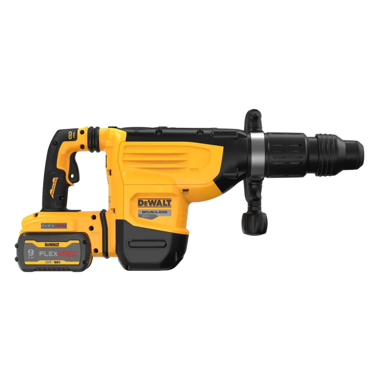 POWER TOOLS Dewalt Flexvolt - DCH892X1 - 60V MAX* 22 Lb Cordless SDS MAX Chipping Hammer Kit 5 POWER TOOLS Dewalt Flexvolt - DCH892X1 - 60V MAX* 22 Lb Cordless SDS MAX Chipping Hammer Kit