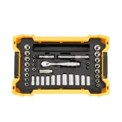 HAND TOOLS Dewalt DWMT45402 1/4 In And 3/8 In Mechanic Tool Set With ToughSystem® 2.0 Tray And Lid (131 Pc)