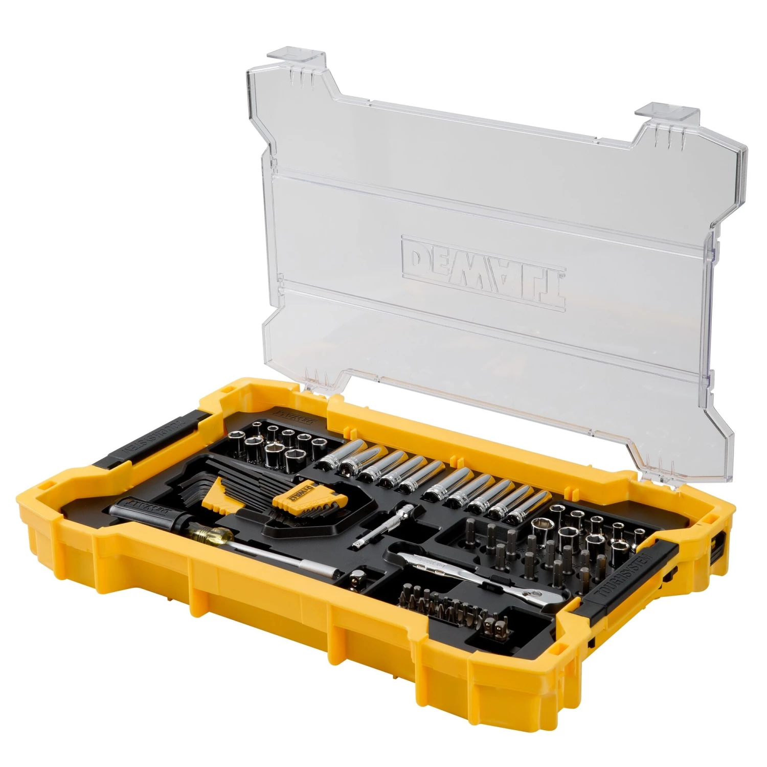 HAND TOOLS Dewalt DWMT45402 1/4 In And 3/8 In Mechanic Tool Set With ToughSystem® 2.0 Tray And Lid (131 Pc) 5 HAND TOOLS Dewalt DWMT45402 1/4 In And 3/8 In Mechanic Tool Set With ToughSystem® 2.0 Tray And Lid (131 Pc)
