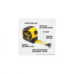 HAND TOOLS STANLEY FMHT33865 25 Ft STANLEY® FATMAX® Magnetic Tape