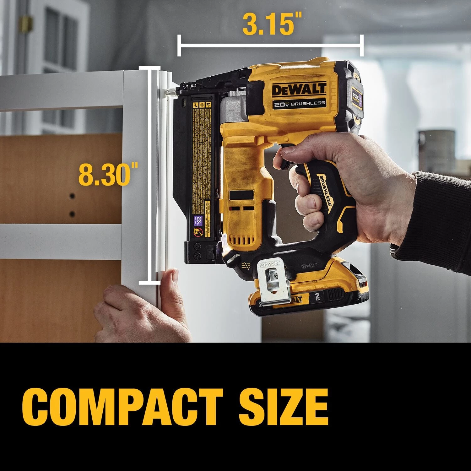 DeWalt DCN623D1 - 20V MAX XR, 23 GAUGE PIN NAILER - (2.0AH) W/ 1 BATTERY AND BAG SALE 9 DeWalt DCN623D1 - 20V MAX XR, 23 GAUGE PIN NAILER - (2.0AH) W/ 1 BATTERY AND BAG SALE