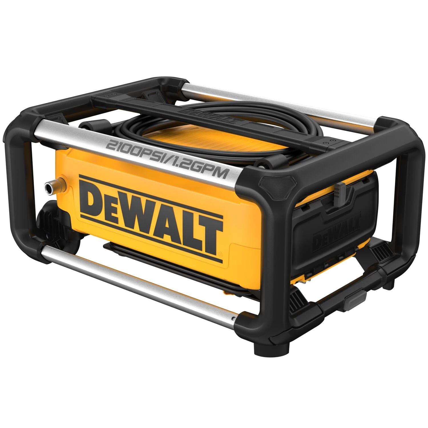 DeWalt DWPW2100 - 2,100 MAX Psi* 1.2 Gpm** 13 Amp Electric Jobsite Cold Water Pressure Washer 7 DeWalt DWPW2100 - 2,100 MAX Psi* 1.2 Gpm** 13 Amp Electric Jobsite Cold Water Pressure Washer