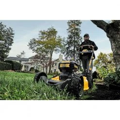 WHAT'S NEW DEWALT DCMWP233U2-CA 2X20V MAX* 21-1/2 IN. BRUSHLESS CORDLESS PUSH MOWER