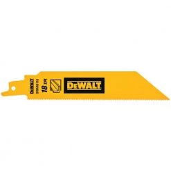 Dewalt DWAR6118-HEAVY METAL BI-METAL RECIPROCATING SAW BLADES ACCESSORIES