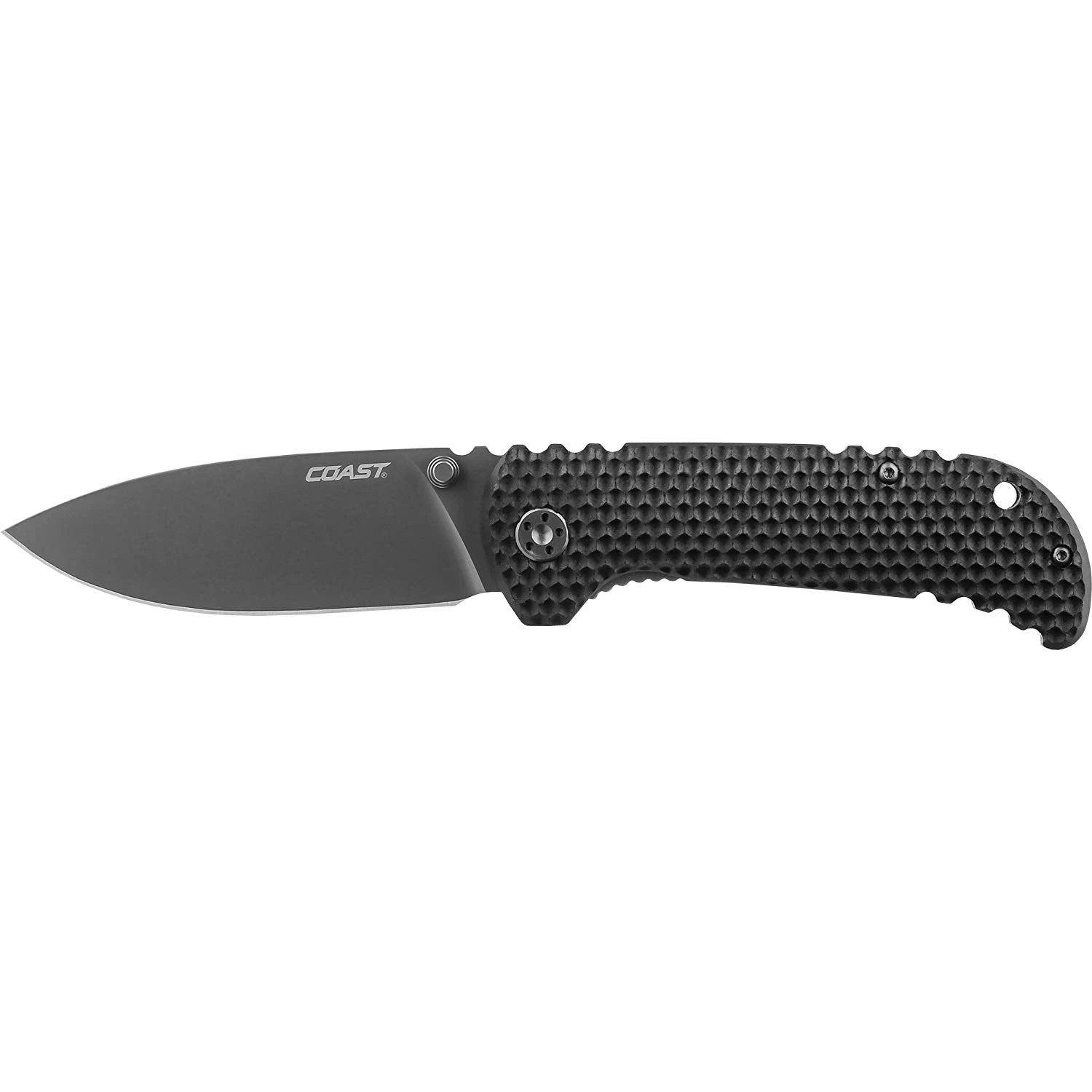 HAND TOOLS Coast FX352 3.5" Blade Stainless Steel Knife - Black 3 HAND TOOLS Coast FX352 3.5" Blade Stainless Steel Knife - Black