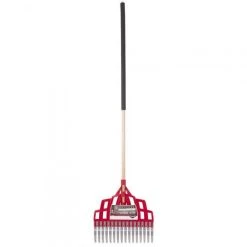 Garant GLR16SPC - 16" Lawn Rake,16 Tines, Polypro/steel, Comfort Grip