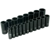 Dynamic DRIVING AND FASTENING ACCESSORIES Gray Tools GT-D018026 - 19pc 1/2" Drive 6 Point Imperial Deep Socket Set