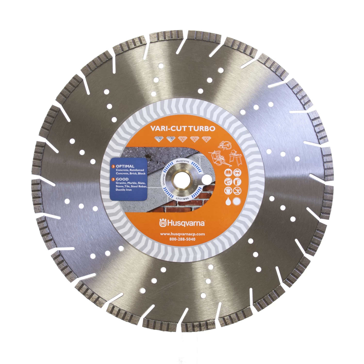 Husqvarna 586107801 - VARI-CUT TURBO Diamond Blade 14" 3 Husqvarna 586107801 - VARI-CUT TURBO Diamond Blade 14"