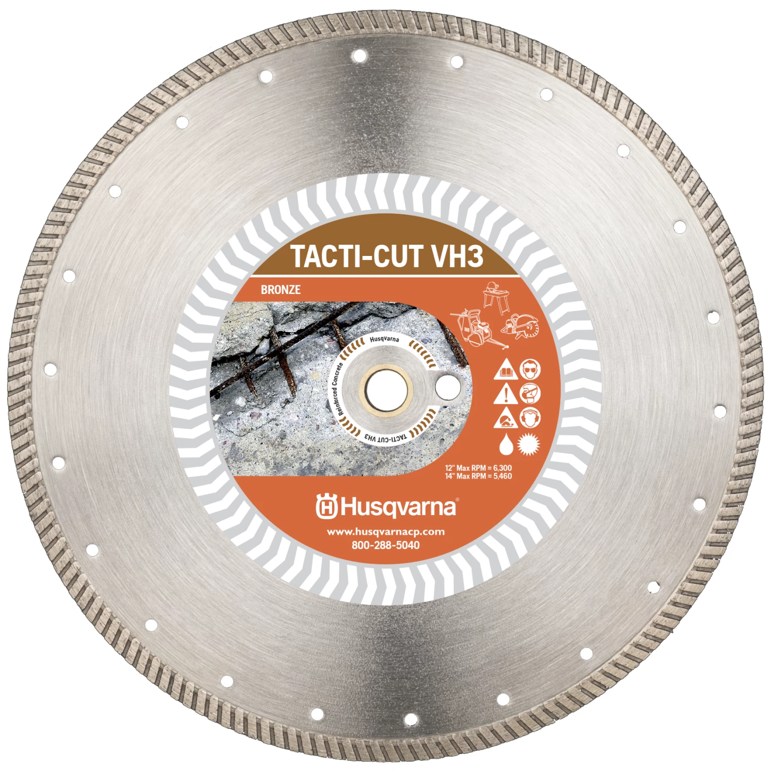 SALE Husqvarna 589487901 - Tacti-Cut VH3 14" (350) X .125 Diamond Blade 3 SALE Husqvarna 589487901 - Tacti-Cut VH3 14" (350) X .125 Diamond Blade