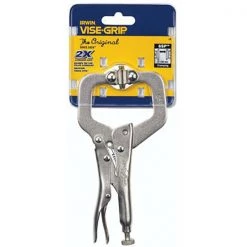 DeWALT HAND TOOLS IRWIN 18 - 6sp Vise Grip Locking C-clamps With Swivel Pads