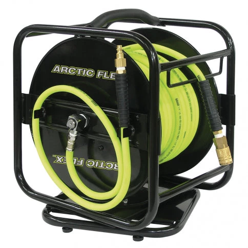 AIR HOSES KING CANADA K-10014FRL - 1/4" X 100' MANUAL AIR HOSE REEL W/HYBRIDE POLYMER AIR HOSE 3 AIR HOSES KING CANADA K-10014FRL - 1/4" X 100' MANUAL AIR HOSE REEL W/HYBRIDE POLYMER AIR HOSE