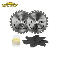 KING CANADA POWER TOOLS King Canada KSC-8000 - 8" Carbide Dado Blade Set