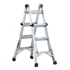 Louisville SALE MULTI L-2098-13 - POSITIONS TELESCOPIC LADDER - TYPE 1A ALUMINUM - 13'