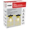 Prime LSUGM1830 - 50ft. 12/3 SJTW Yellow 5-Light U-Ground Light String W/Metal Cages WHAT'S NEW 1 Prime LSUGM1830 - 50ft. 12/3 SJTW Yellow 5-Light U-Ground Light String W/Metal Cages WHAT'S NEW