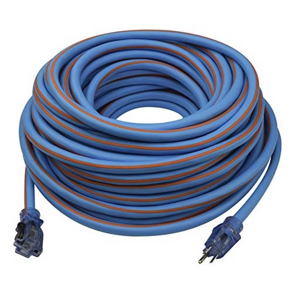 Prime LT530935 Ultra Heavy Duty 100-Foot Artic Blue All-Weather TPE Extension Cord WHAT'S NEW 3 Prime LT530935 Ultra Heavy Duty 100-Foot Artic Blue All-Weather TPE Extension Cord WHAT'S NEW