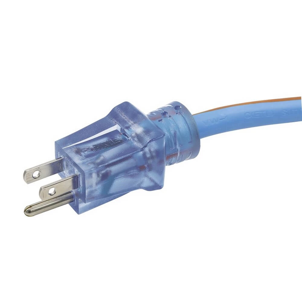 Prime LT630830 Ultra Heavy Duty 50FT Triple Tap Artic Blue All-Weather Ext Cord 5 Prime LT630830 Ultra Heavy Duty 50FT Triple Tap Artic Blue All-Weather Ext Cord
