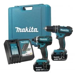 Makita LXT211 18-Volt LXT Lithium-Ion Cordless 2-Piece Combo Kit POWER TOOLS