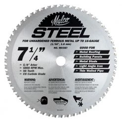Malco MCCB7 - 7-1/4" Cool Cut Saw Blade WHAT'S NEW