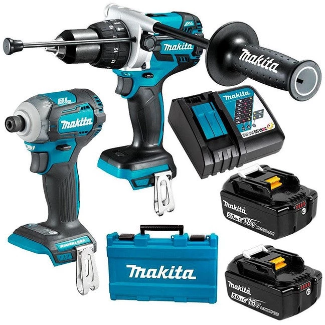 Makita DLX2308T 18V 5.0Ah Brushless 2PC Combo Kit 3 Makita DLX2308T 18V 5.0Ah Brushless 2PC Combo Kit