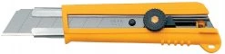 Olfa 25mm Rubber Grip Ratchet-Lock Utility Knife