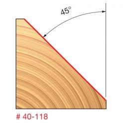 Freud 2-1/2" (Dia.) Chamfer Bit With 1/2" Shank (40-118)