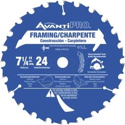 AvantiPro P0724A - 7-1/4" 24T Framing Saw Blade SALE