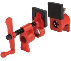 HAND TOOLS Bessey PC34-2 3/4" Pipe Clamp With 2 3/8" Throat Depth, Red
