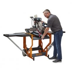 BORA Portamate PM-8000 Portacube STR Miter Saw Work Station, Orange/Black WOODWORKING