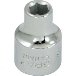 Gray GT-TH8S - SOCKET 1/4" X 3/8" DRIVE 6 POINT REGULAR DRIVING AND FASTENING ACCESSORIES