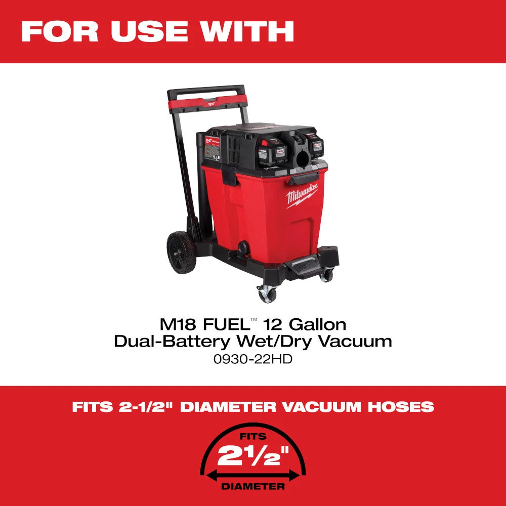 POWER TOOLS Milwaukee 0930-22HD - M18 FUEL 2-Battery 12 Gallon Wet/Dry Modular Vacuum 12.0 Ah Kit 6 POWER TOOLS Milwaukee 0930-22HD - M18 FUEL 2-Battery 12 Gallon Wet/Dry Modular Vacuum 12.0 Ah Kit