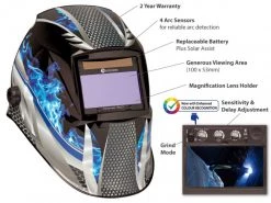 Weldclass WC-05314 - PROMAX 350 WELDING HELMET - FIRE METAL WHAT'S NEW