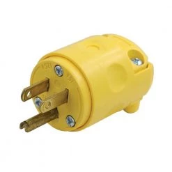 PRIME Yellow NEMA 5-15P Replacement Plug ACCESSORIES