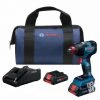 BOSCH GDX18V 1800CB25 - 18V EC Brushless Connected-Ready Freak 1/4 In. And 1/2 In. Two-In-One Bit/Socket Impact Driver Kit DRIVING AND FASTENING ACCESSORIES