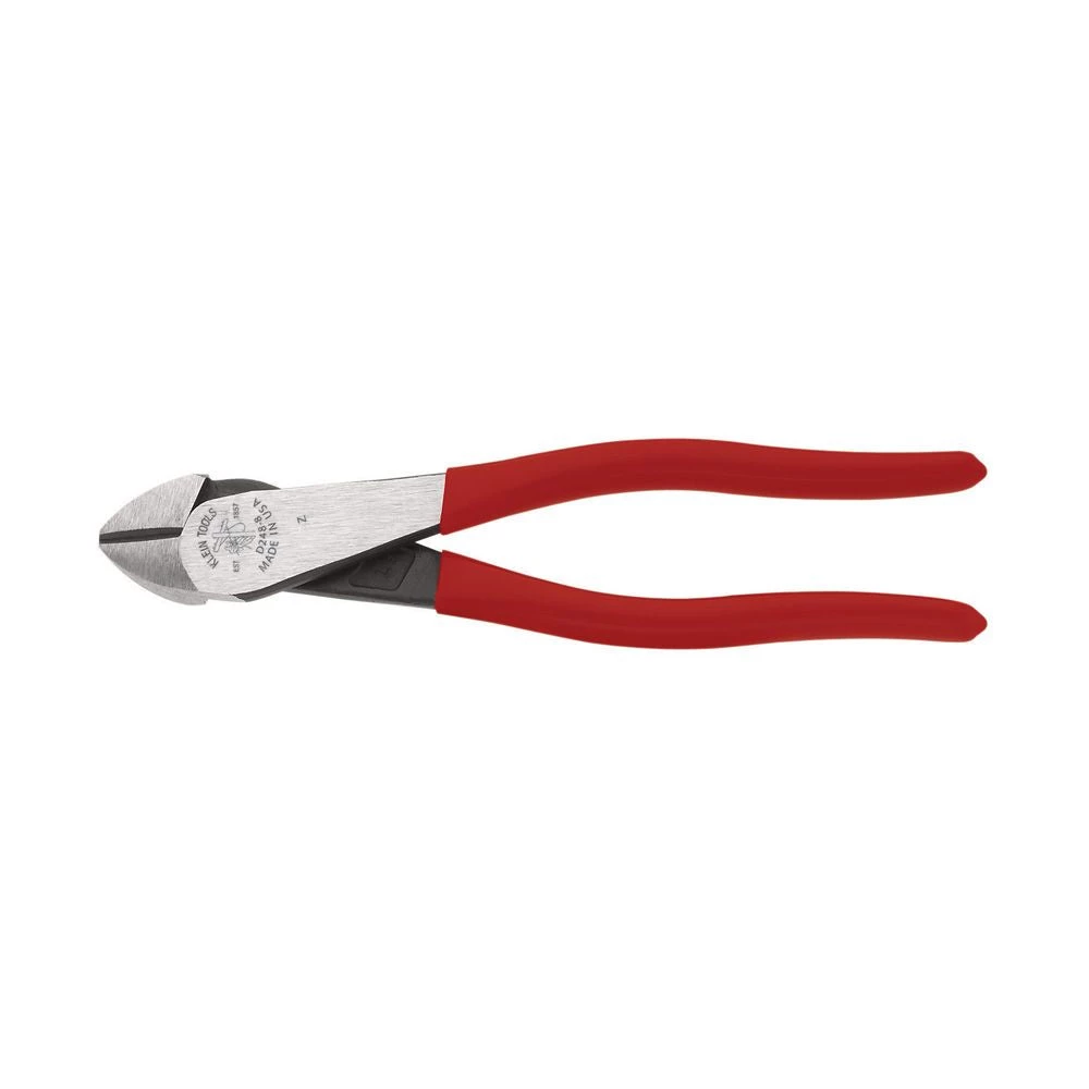 Klein D248-8 - 8" Angled Head Diagonal Cutting Pliers 3 Klein D248-8 - 8" Angled Head Diagonal Cutting Pliers