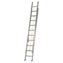 SALE Featherlite 3228D - 28 Ft Aluminum Extension Ladder, 300 Lb Load Capacity, Type IA,