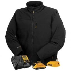 DEWALT DCHJ060ABD1 - Heated Soft Shell Work Jacket - Black WHAT'S NEW