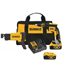 DEWALT DCF620CM2 DRYWALL SCREW GUN KIT WITH COLLATED DRYWALL SCREWGUN ATTACHMENT POWER TOOLS