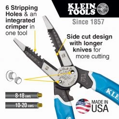 Klein K12065CR - Kurve Heavy Duty Wire Stripper - 10-20 AWG