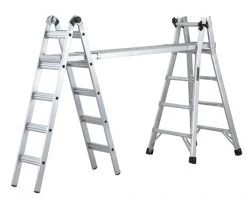FEATHERLITE LOUISVILLE L-2098-22 - LADDER 22-FOOT ALUMINUM MULTIPURPOSE LADDER, TYPE IA, 300-POUND LOAD CAPACITY, L-2098-22 SALE